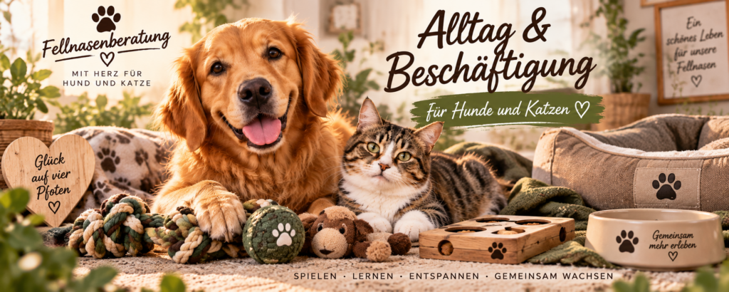 alltag beschaeftigung hund katze fellnasenberatung