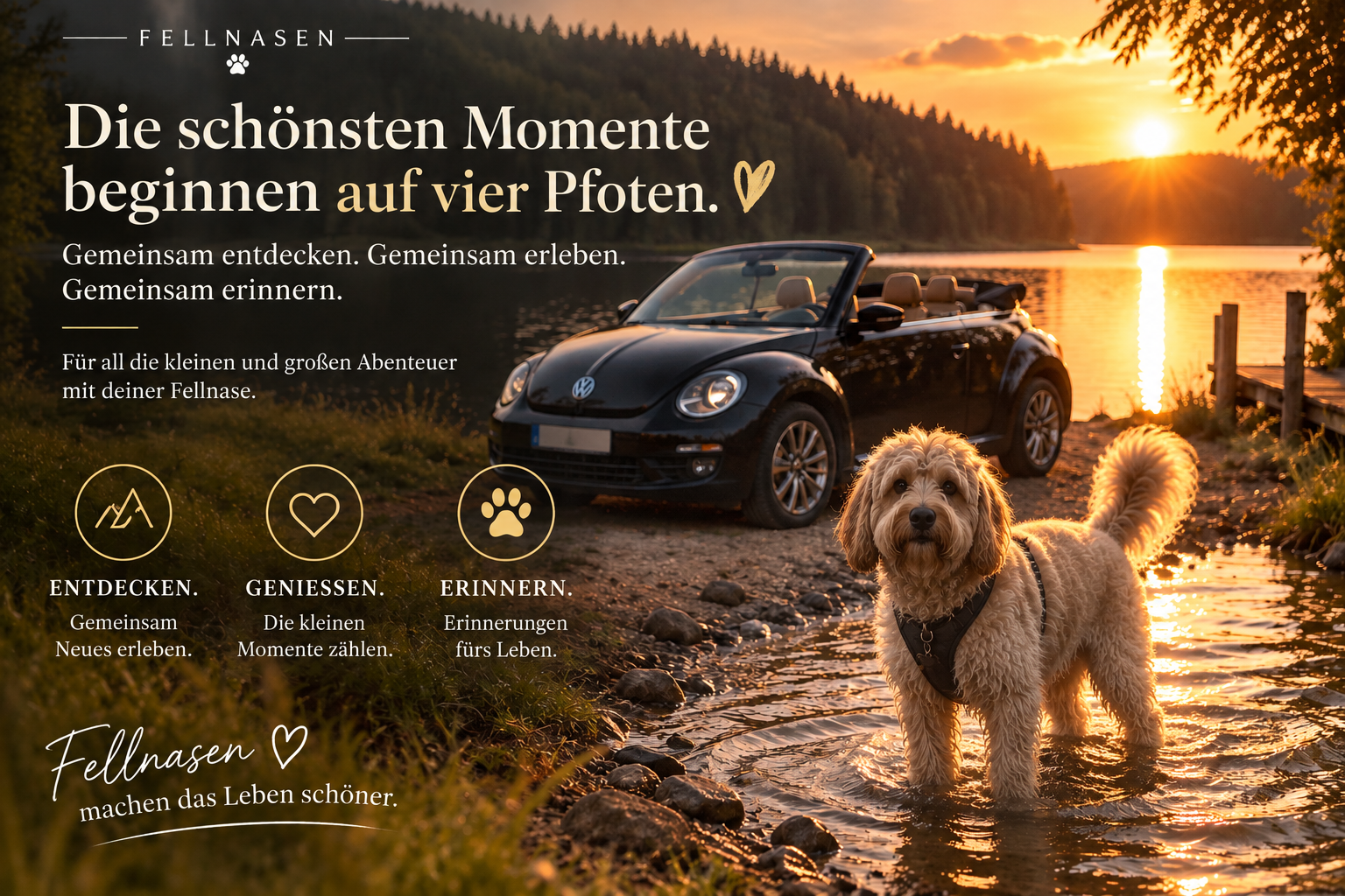 Fellnasen Hund am See – gemeinsame Abenteuer und besondere Momente auf vier Pfoten