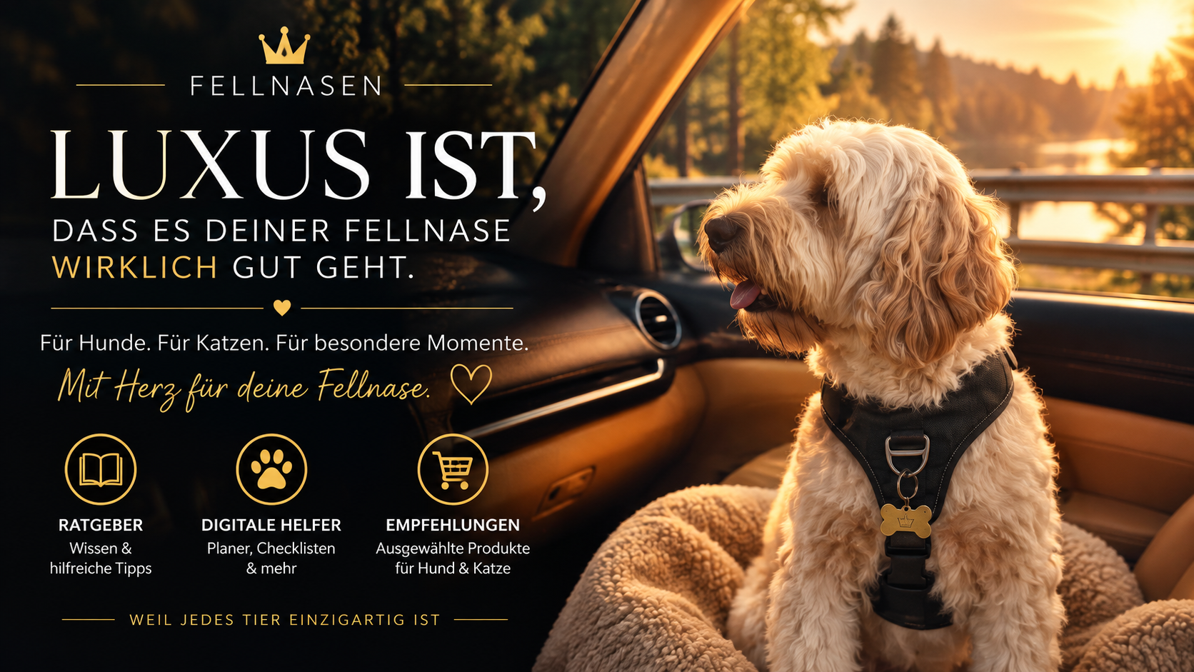 Fellnasen – Ratgeber, digitale Helfer und Empfehlungen für Hunde und Katzen