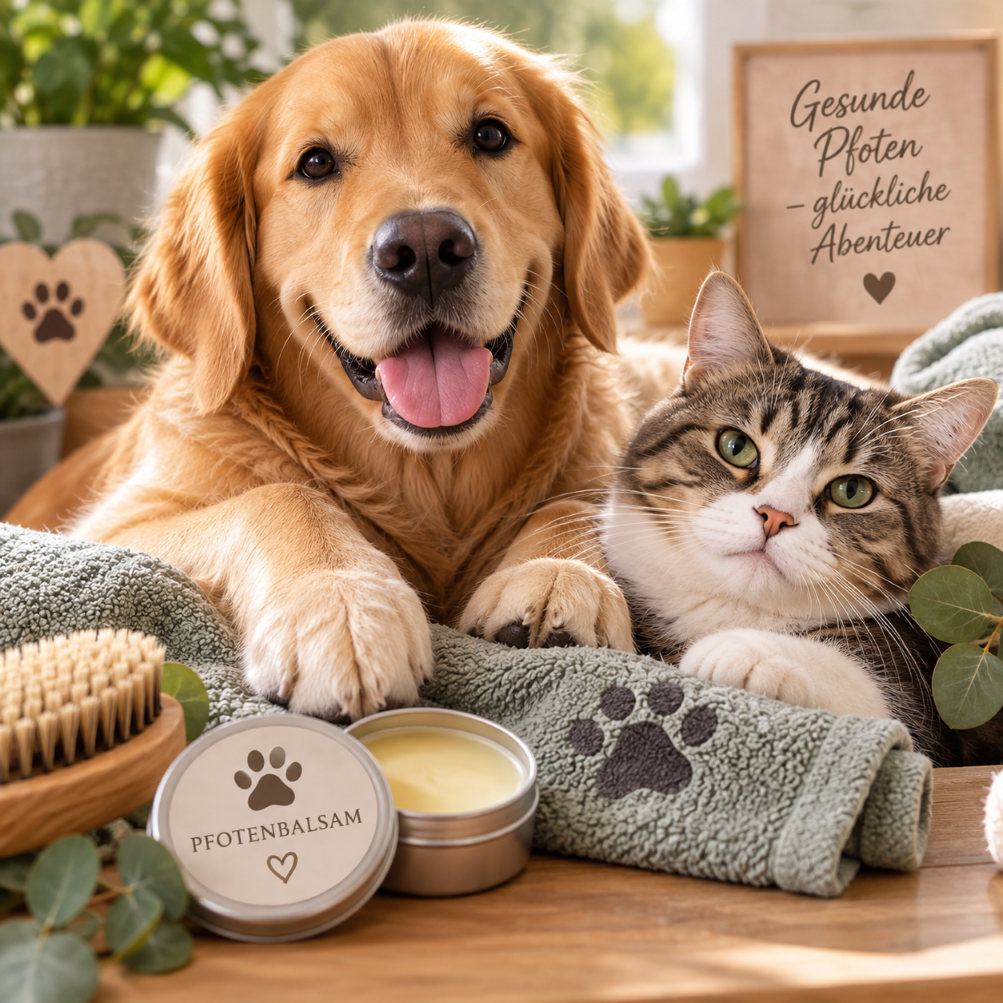 pfoten hautpflege hund katze fellnasenberatung