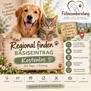 Regional finden – kostenloser Basiseintrag für Tierdienstleister bei Fellnasenberatung
