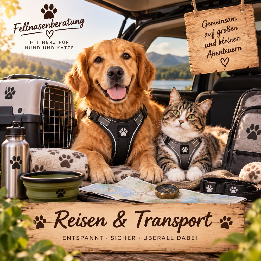 reisen transport hund katze fellnasenberatung